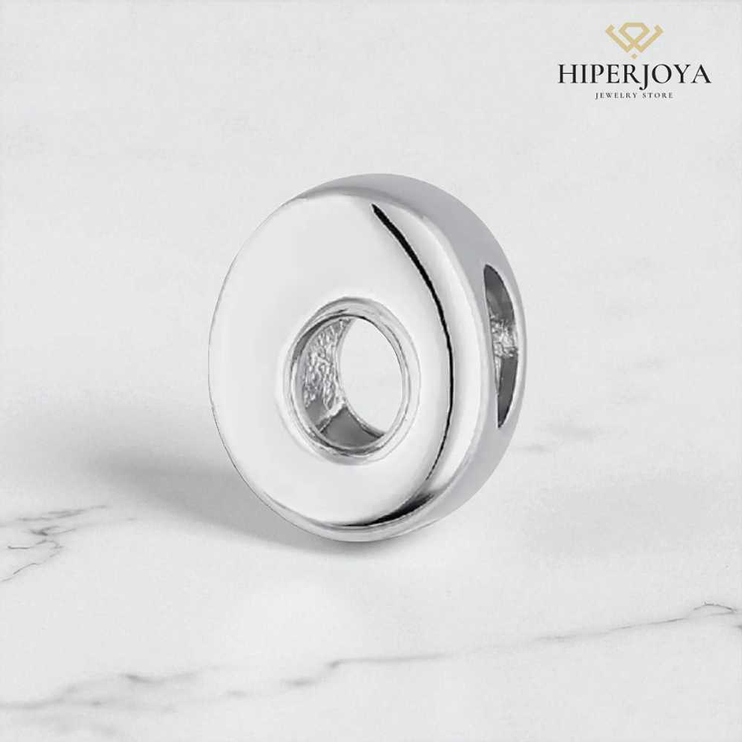 Abalorio número cero plata 2