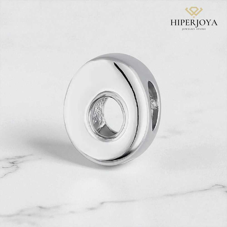 Abalorio número cero plata 2