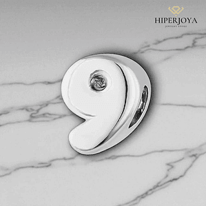 Silver bead number nine