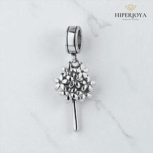 Abalorio biznaga plata