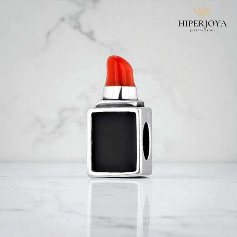 Abalorio pintalabios plata 2