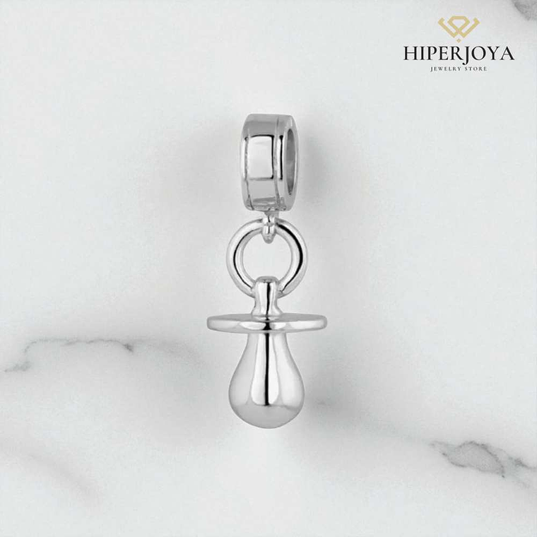 Abalorio chupete plata 2