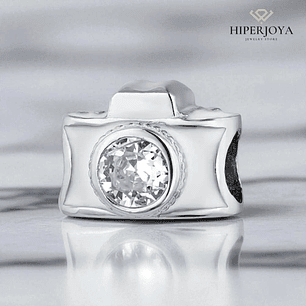 Abalorio cámara plata