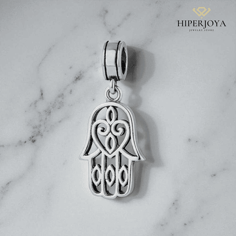 Abalorio mano de fátima plata 
