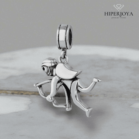 Abalorio cupido plata