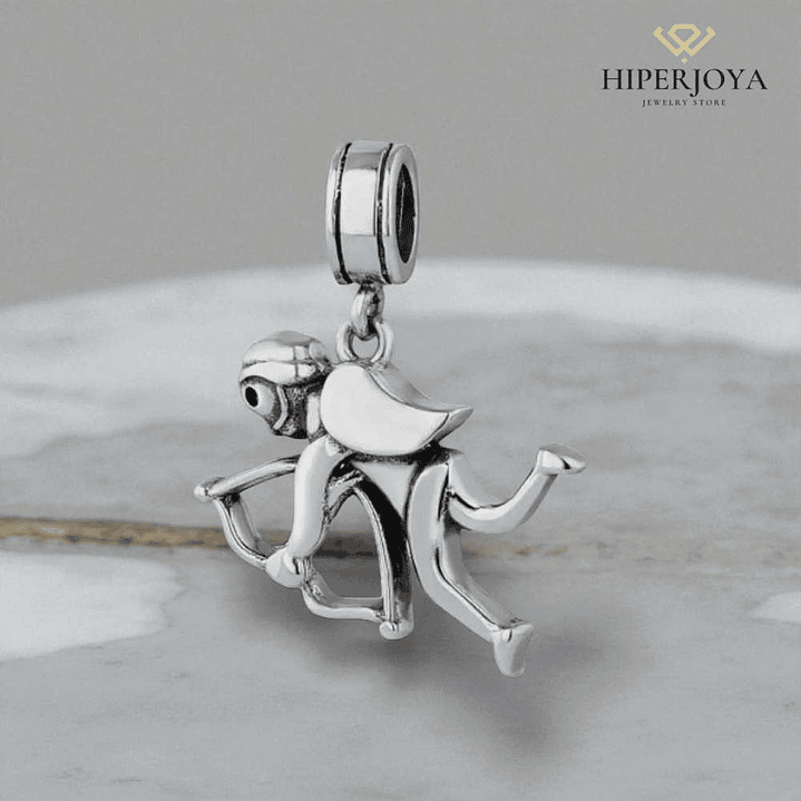 Abalorio cupido plata 2