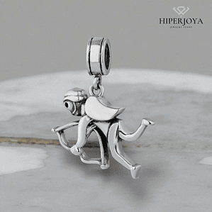 Abalorio cupido plata