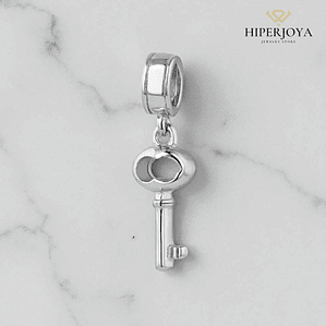 Abalorio llave plata