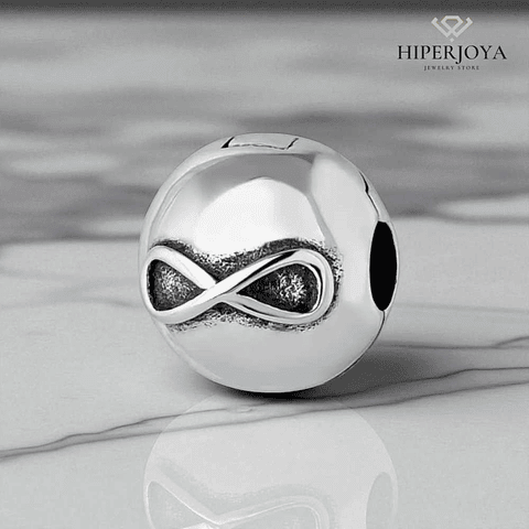 Abalorio infinito plata 
