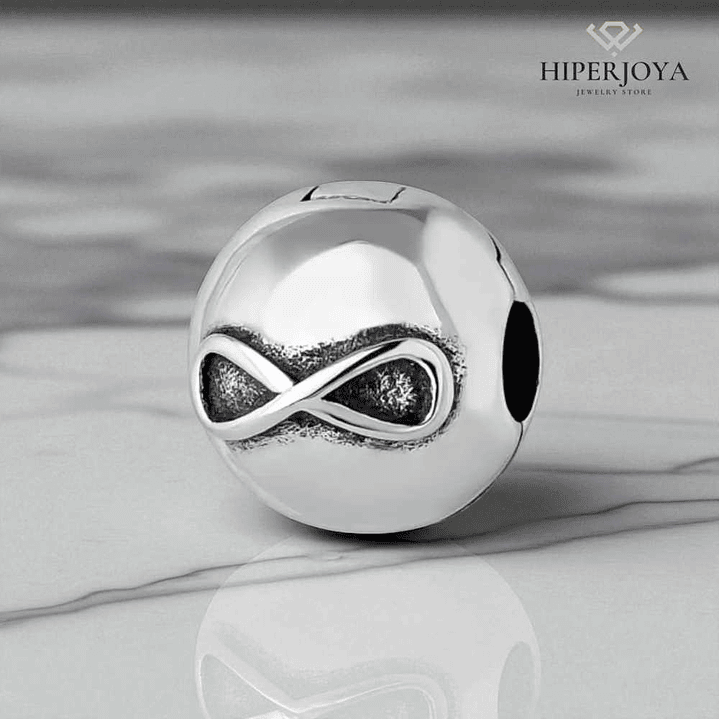 Abalorio infinito plata  2