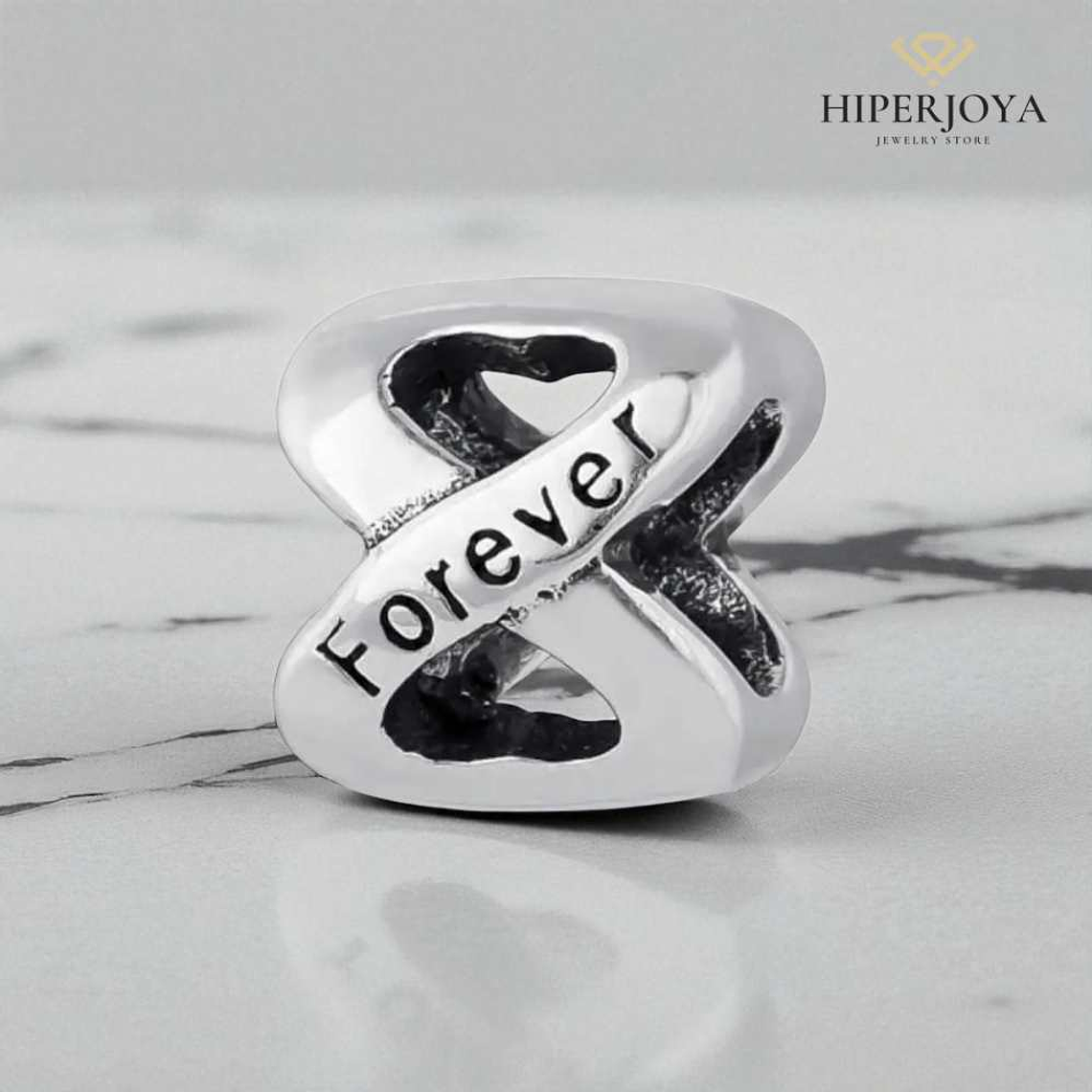 Abalorio infinito forever plata 2