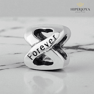 Abalorio infinito forever plata