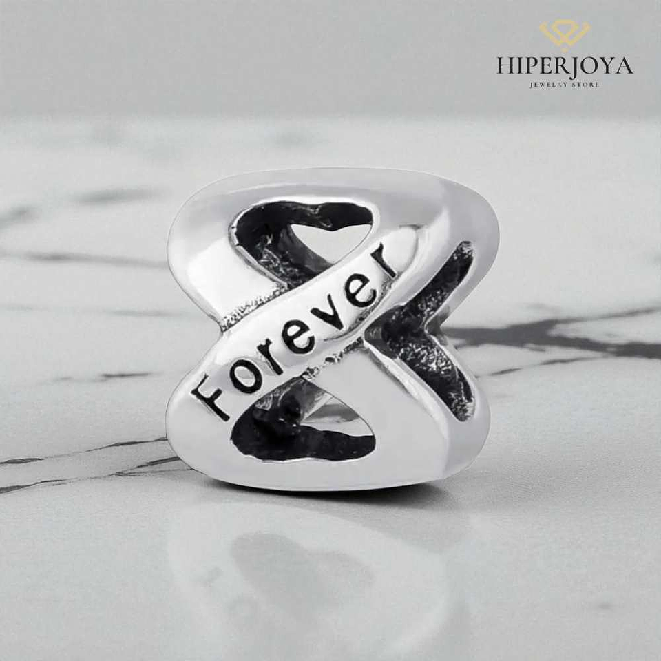 Abalorio infinito forever plata 2