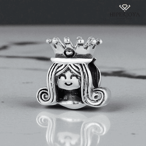 Abalorio princesa plata