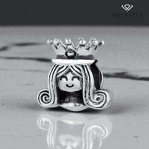 Abalorio princesa plata