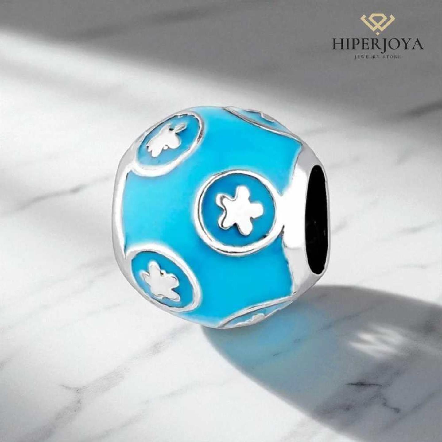 Abalorio cielo plata 2