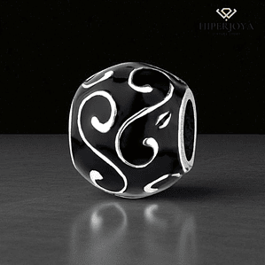 Abalorio ramas plata