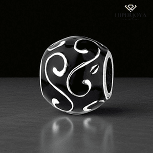 Abalorio ramas plata