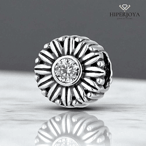 Abalorio sueño cristal plata