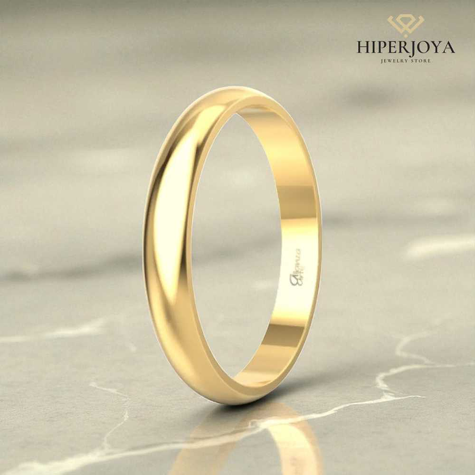 Alianza de Oro 3 mm 3