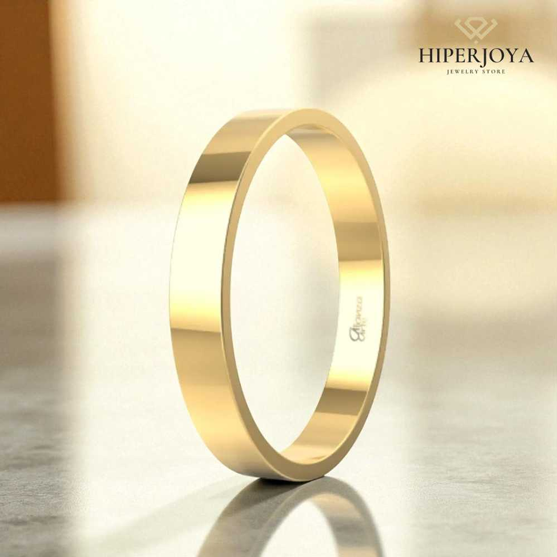 Alianza de Oro 3 mm 3