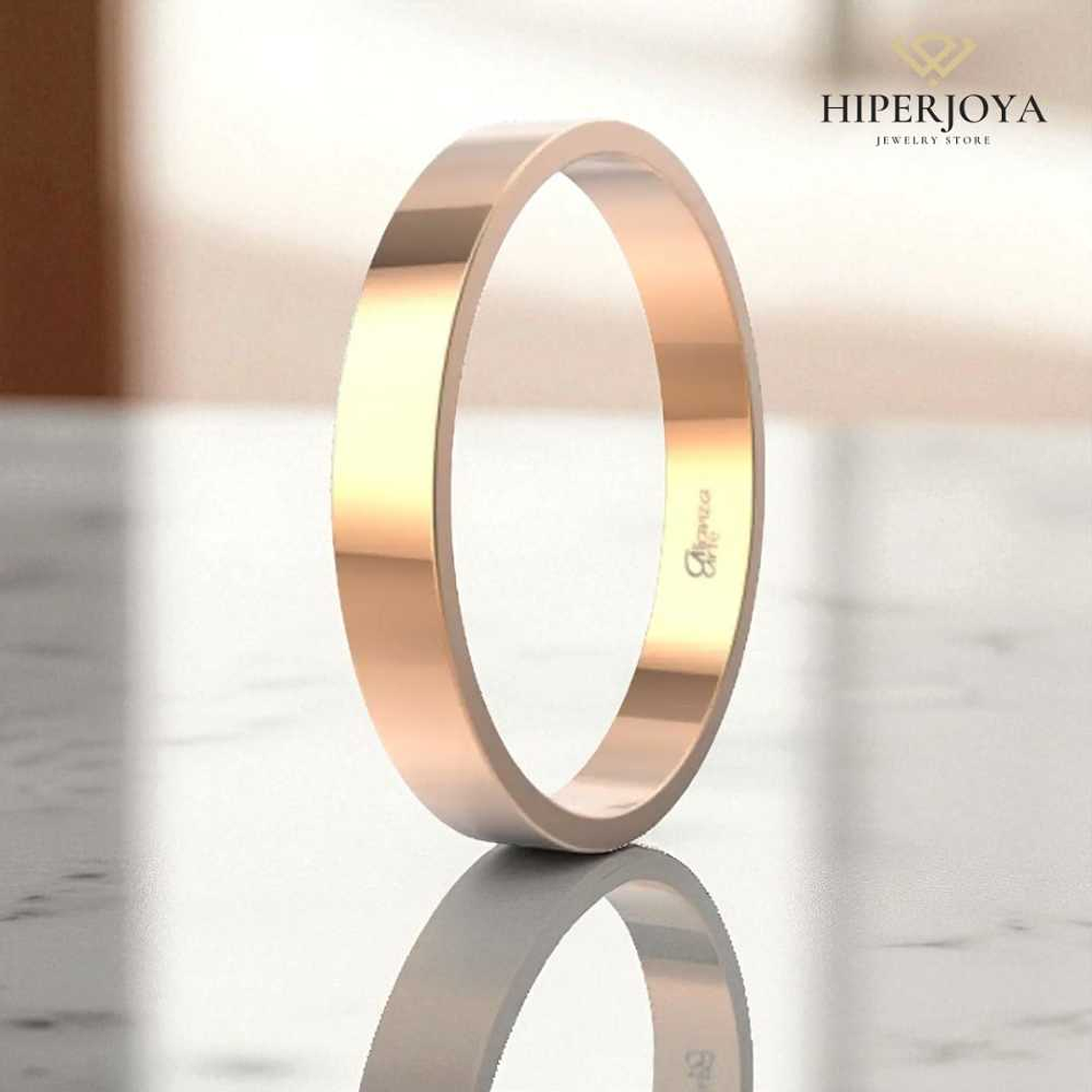 Alianza de Oro 3 mm 9