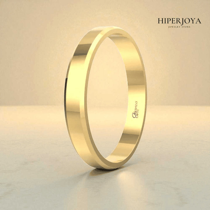 Alianza de Oro 3 mm 3