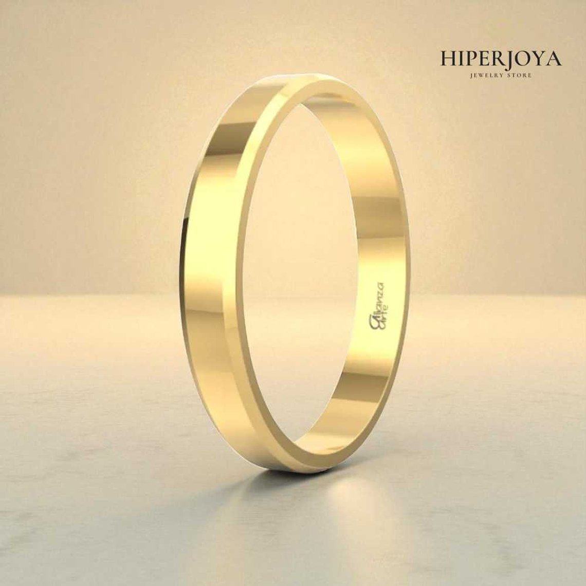 Alianza de Oro 3 mm 3