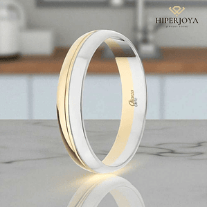 Alianza combinada Oro 4 mm