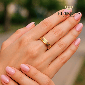 Alianza de oro amarillo