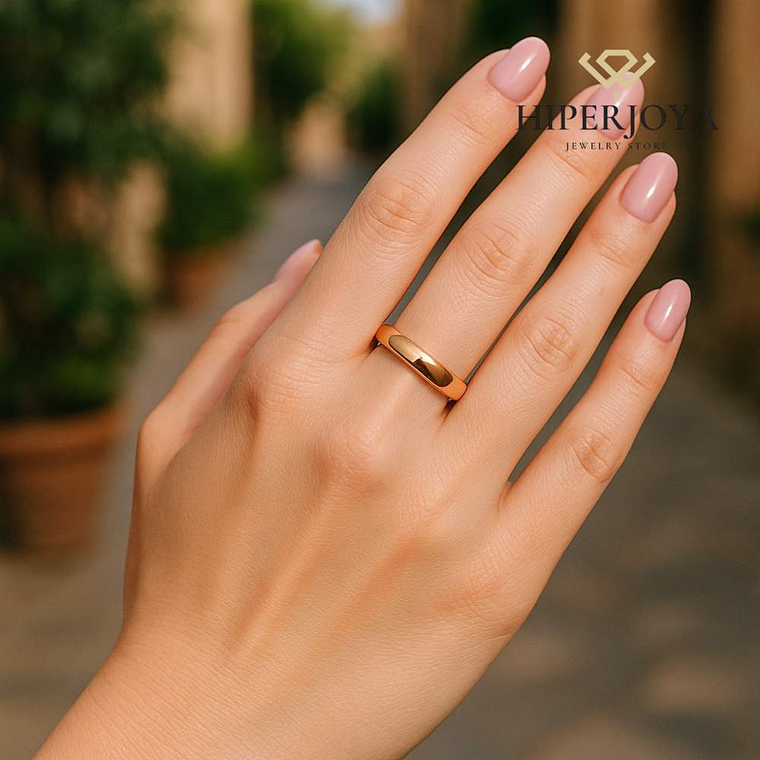 Alianza de Oro 3 mm 8