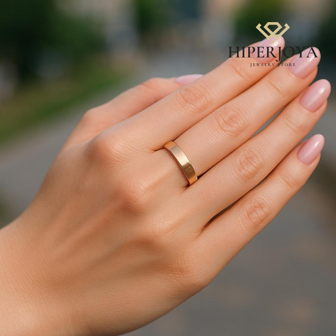 Alianza de Oro 3 mm 8