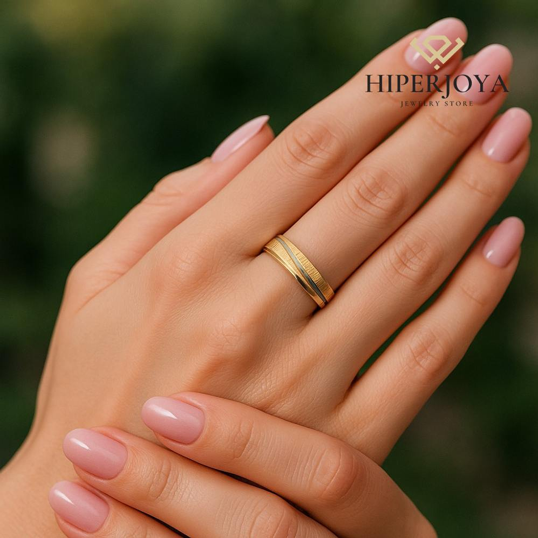 Alianza combinada Oro 5.0 mm 2