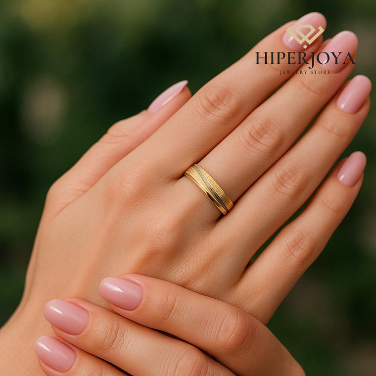 Alianza combinada Oro 5.0 mm 2