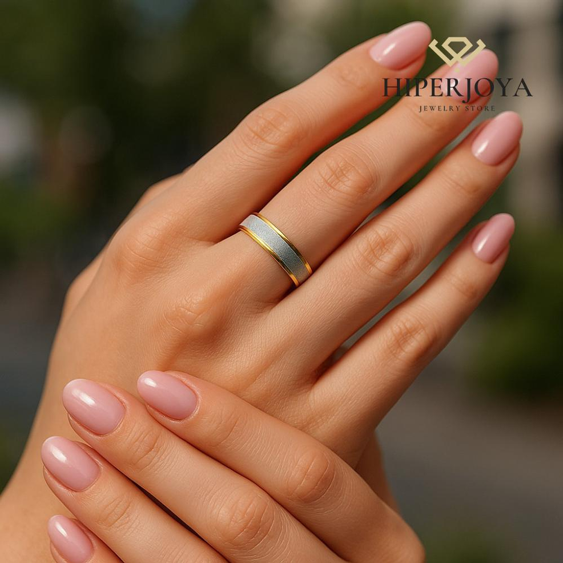 Alianza combinada Oro 4.5 mm 2