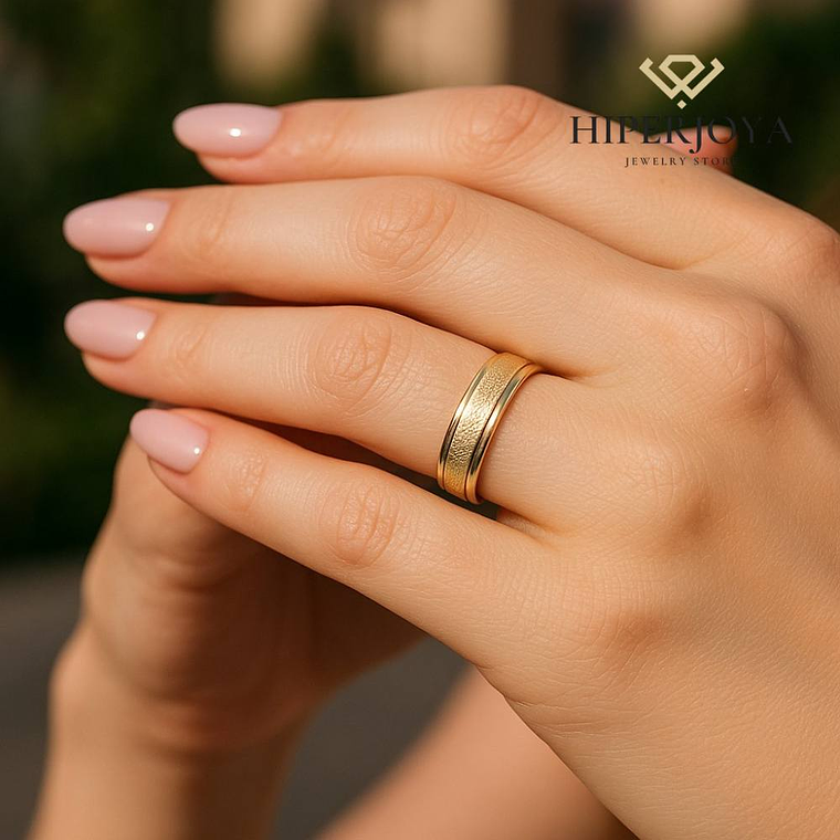 Alianza combinada Oro 4 mm 2