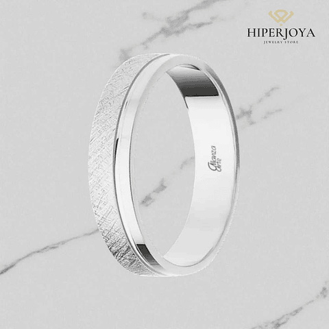 Alianza Oro blanco 4.5 mm