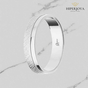 Alianza Oro blanco 4.5 mm