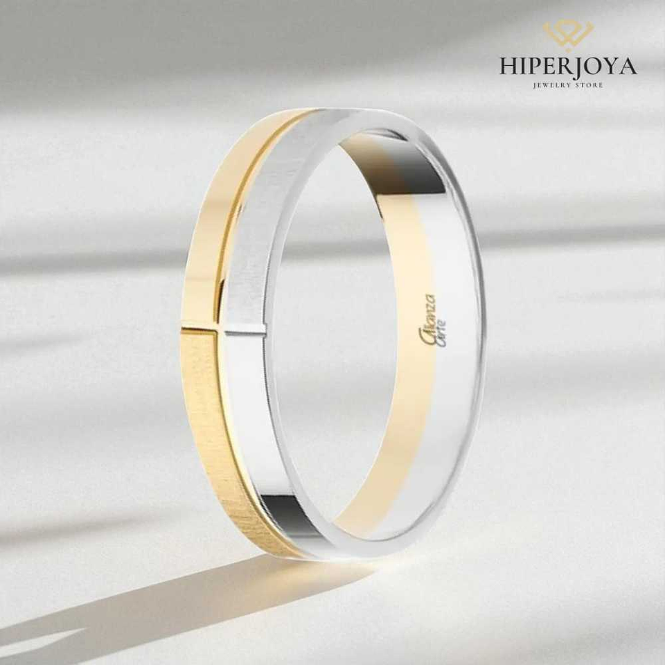 Alianza combinado Oro 4.5 mm 3