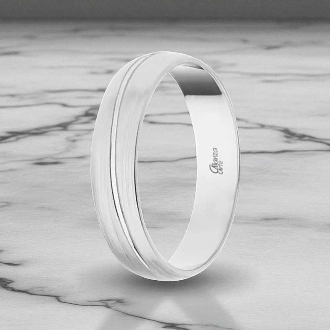 Alianza Oro blanco 4.5 mm 2