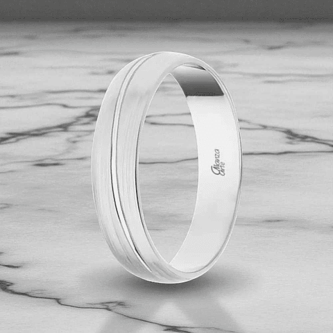 Alianza Oro blanco 4.5 mm