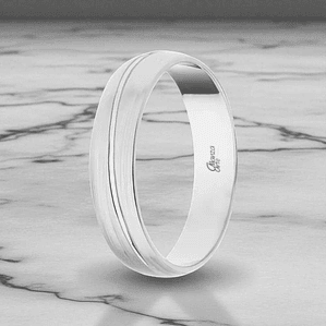 Alianza Oro blanco 4.5 mm