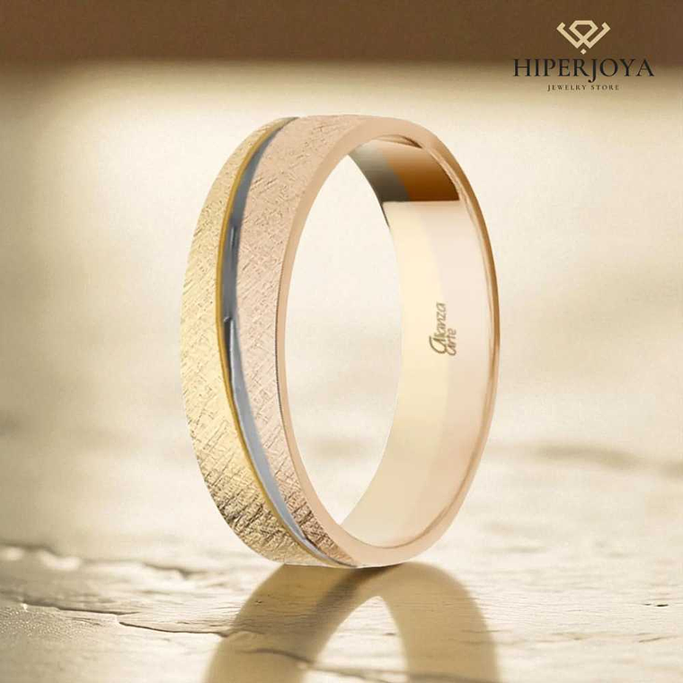 Alianza combinada Oro 5.0 mm 3