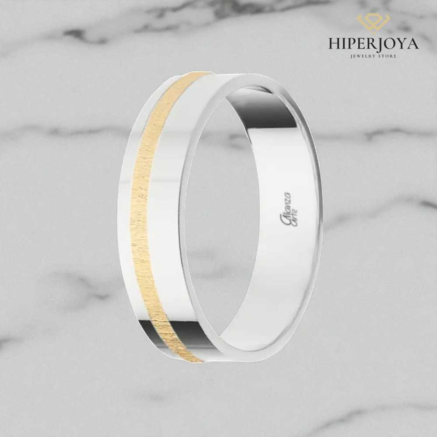 Alianza combinada Oro 5 mm 3