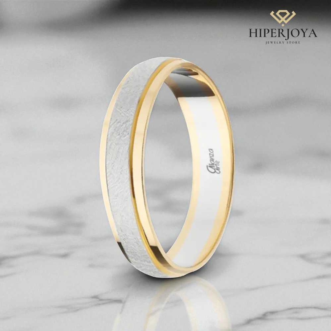 Alianza combinada Oro 4.5 mm 3