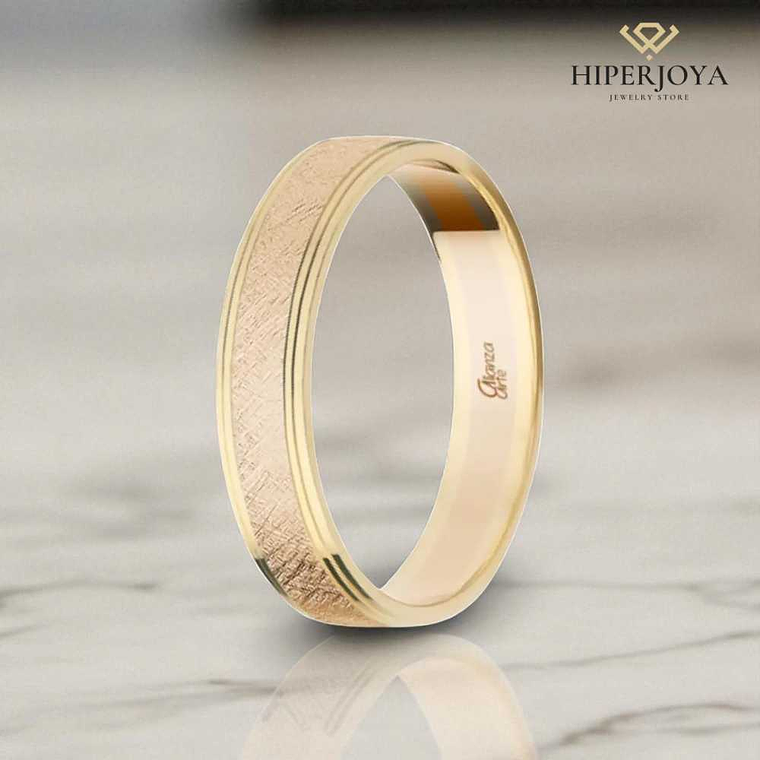 Alianza combinada Oro 4 mm 3