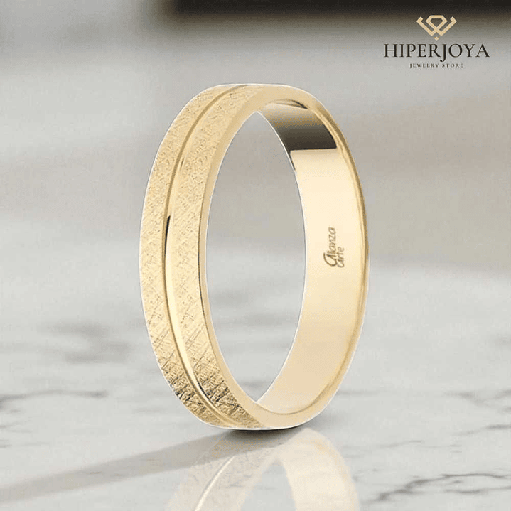 Alianza de Oro 4 mm 3