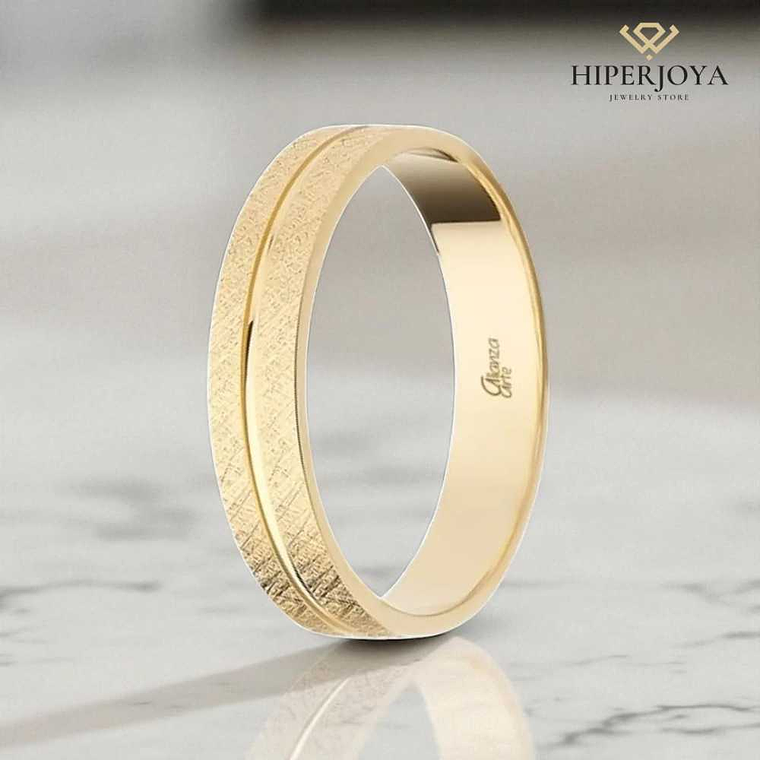 Alianza de Oro 4 mm 3