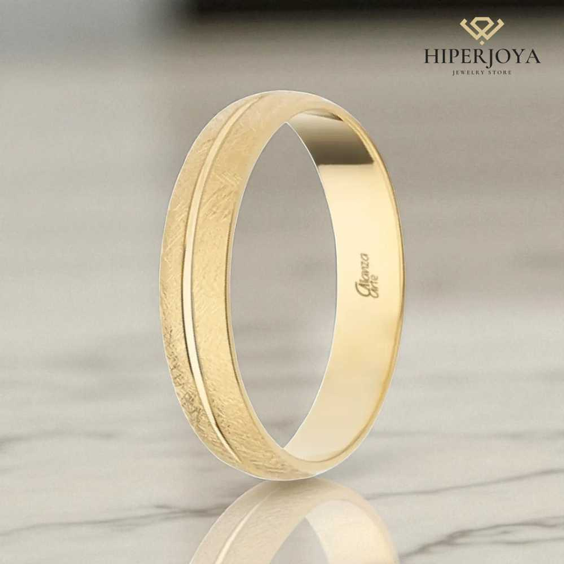 Alianza de Oro 4 mm 3