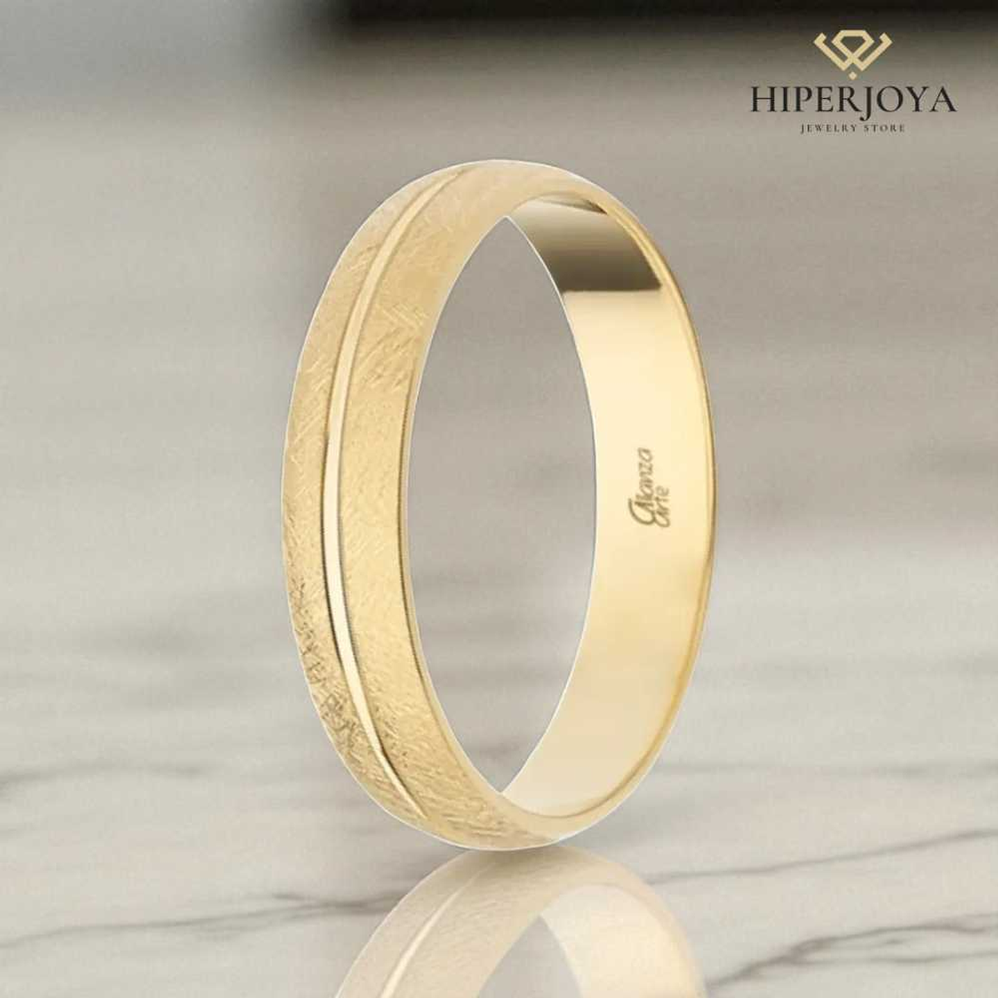 Alianza de Oro 4 mm 3